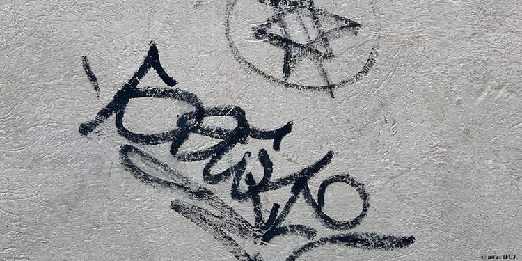 Anti-Semitism graffiti