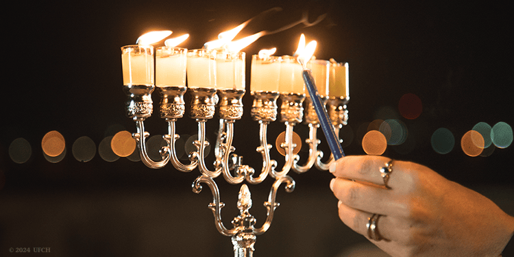 Hanukkah candles