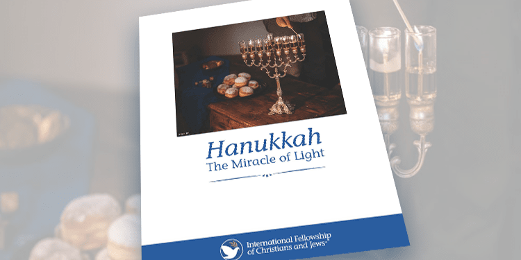 Cover of Hanukkah: The Miracle of Light booklet by IFCJ