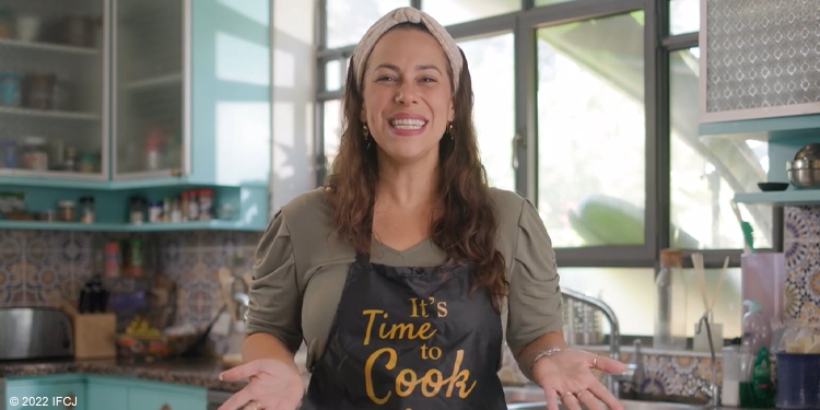 Yael in her kitchen