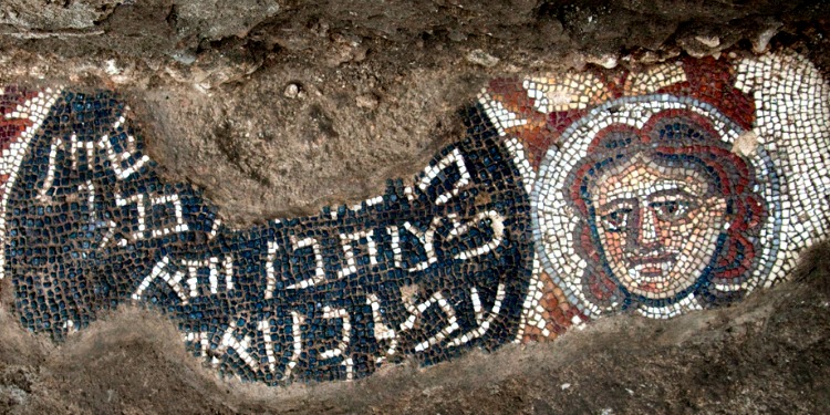 A kaleidoscope of biblical imagery, featured is a black background with white text and a drawing of a woman to the right of it.