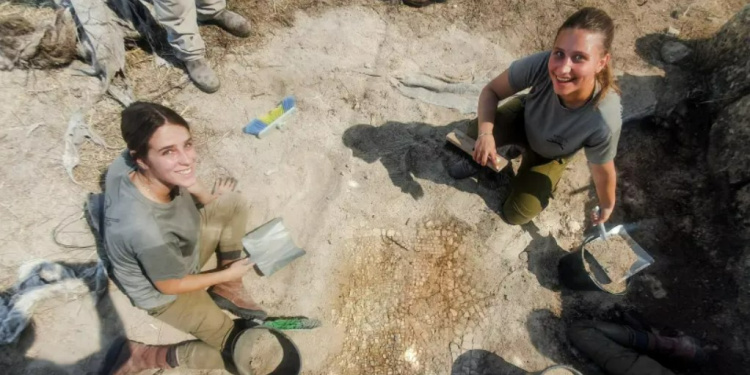 IDF unearths ancient mosaic floor