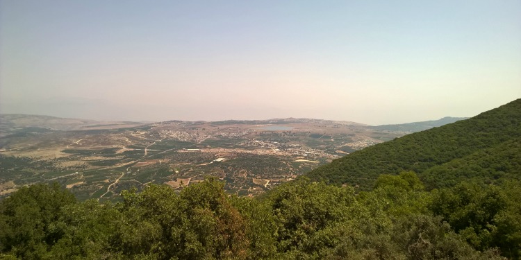 Scenic view of the Israel National Trail
