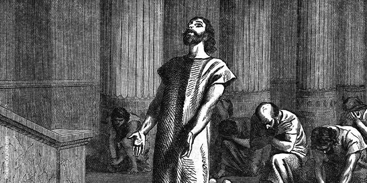 Illustration of King Hezekiah