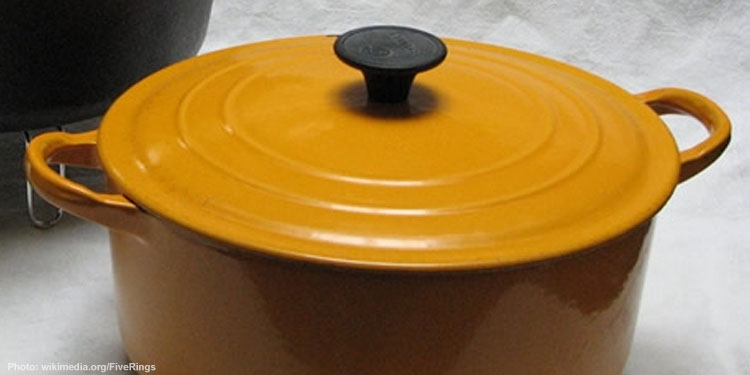 Image of yellow dutch oven