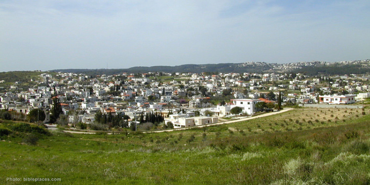 Wide shot of Israel's landscape