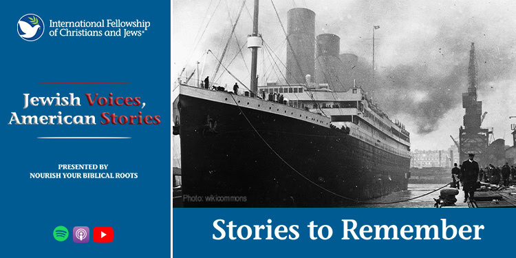 Titanic image for episode, "Stories to Remember"