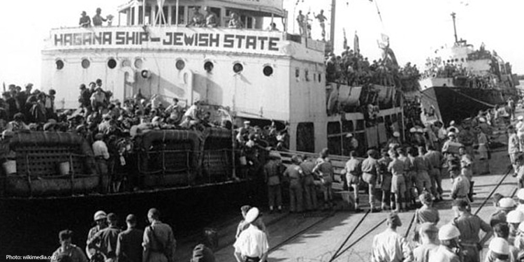 Jewish state at Haifa Port