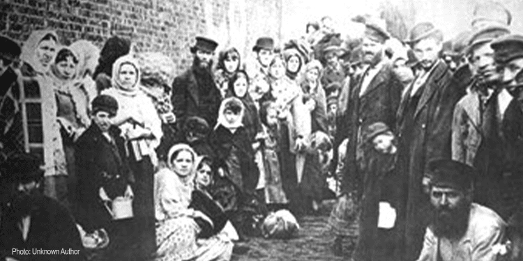 Jewish refugees from Russia at Liverpool