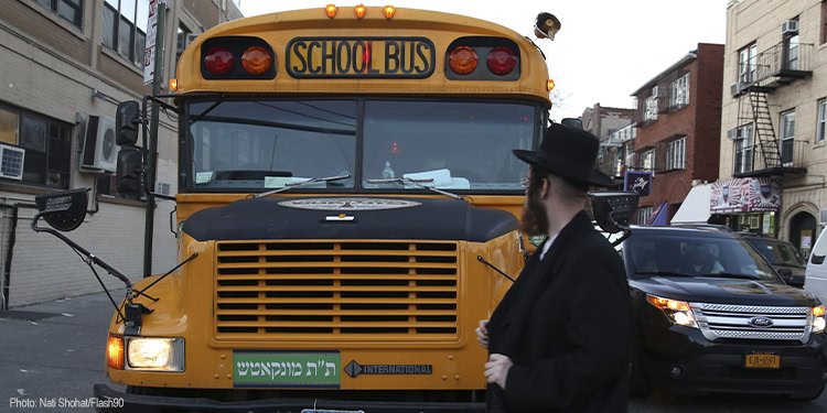 Jewish school bus
