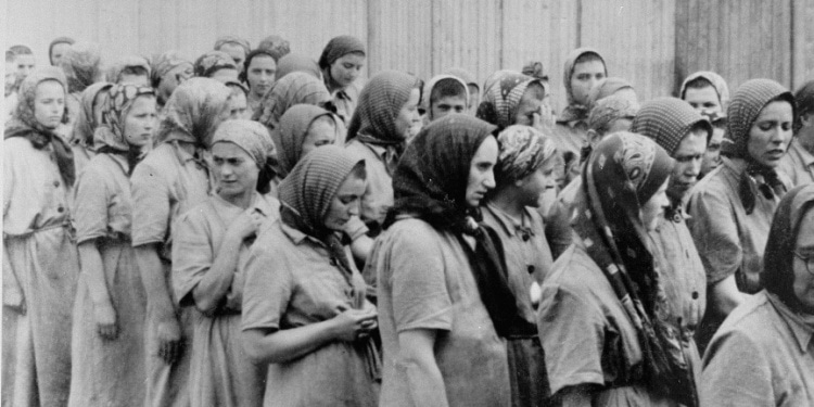 Auschwitz women's labor camp, where Ella Lingens was imprisoned