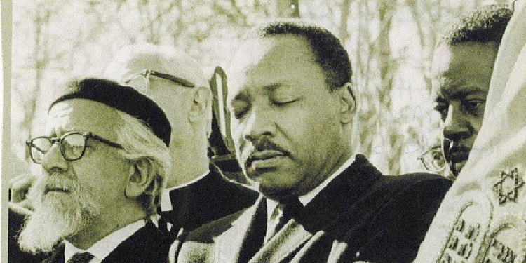 Dr. Martin Luther King Jr. and Rabbi Heschel march for equality and justice