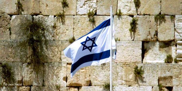 Western Wall in Israel, site visited by Jews and evangelicals