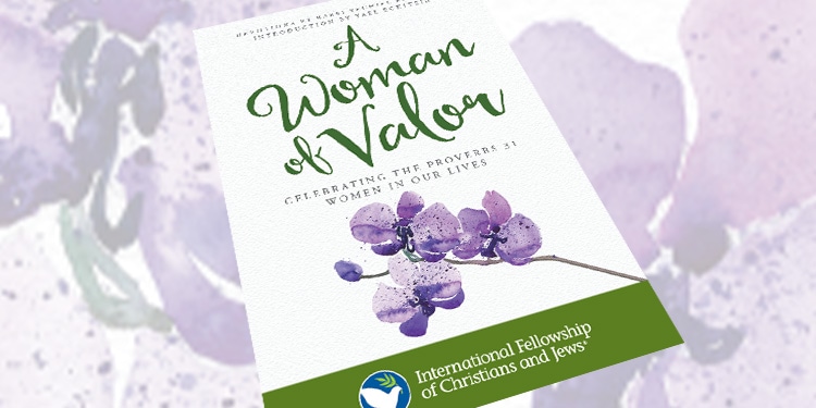 Cover of A Woman of Valor Booklet by IFCJ.
