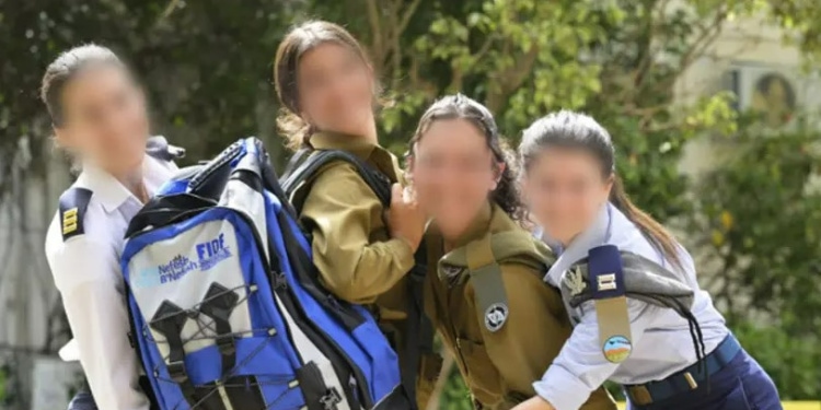 Four lone soldiers sisters of IDF