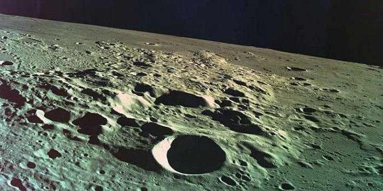 Craters on the moon.