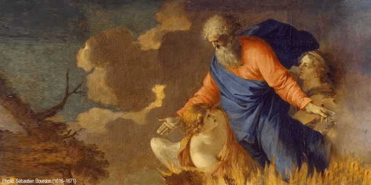 Moses and the burning bush