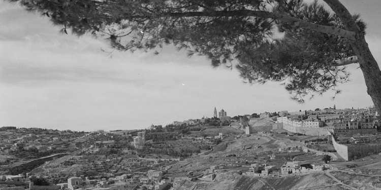 Mount Zion from the Mount of Olives, 1942