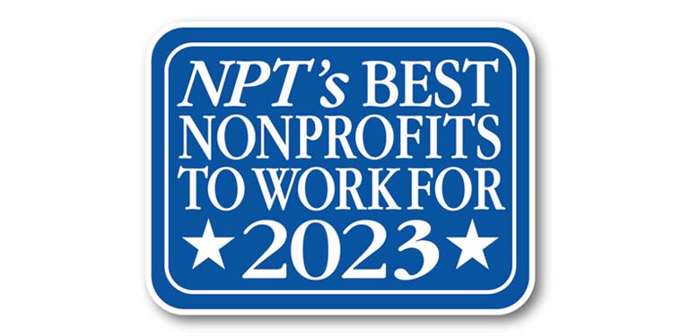 NPT's Best NonProfits to Work for 2023 logo