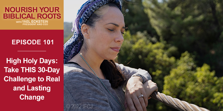 Nourish Your Biblical Roots podcast image of Yael praying