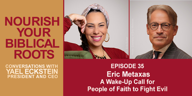 NYBR Image with Eric Metaxas and Yael Eckstein