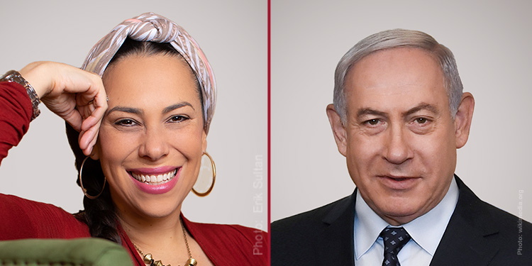 Yael Eckstein and Prime Minister Benjamin Netanyahu