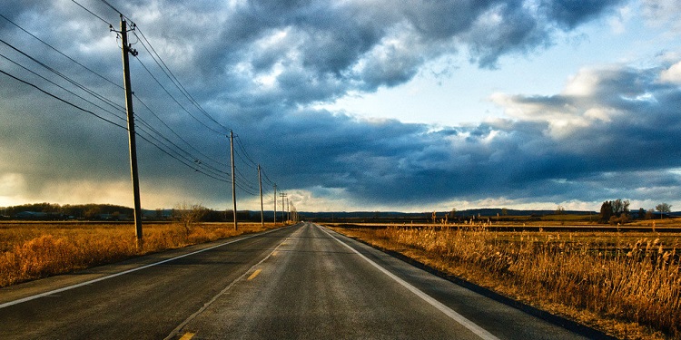 Open road