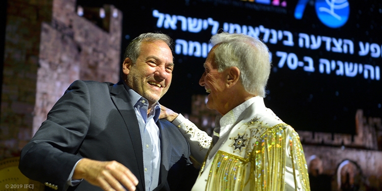 Pat Boone in Israel with Rabbi Eckstein, remembers Rabbi and the work they accomplished together. Pat Boone facts.