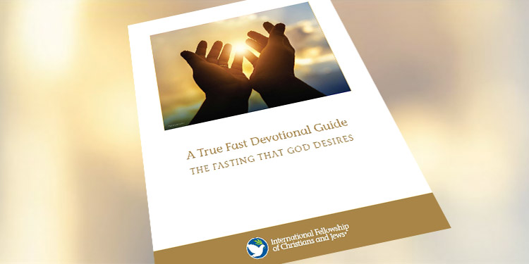 Cover of A True Fast Devotional Guide booklet by IFCJ