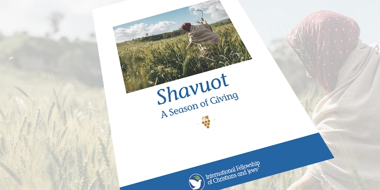 Cover of Shavuot: A Season of Giving booklet by IFCJ