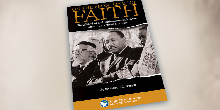 Cover of On The Frontlines of Faith booklet by IFCJ.