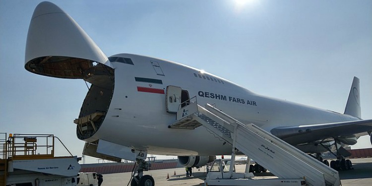 An open cockpit in a Qeshm Fars Air airplane.