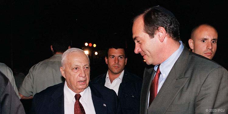 RYE and Prime Minister Ariel Sharon