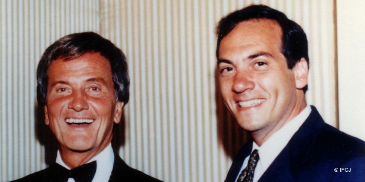 Pat Boone and Rabbi Eckstein