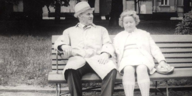 Jakub Rotman and Stanislawa Kaczmarczyk, remembering her rescuing him from Holocaust in their hometown in Poland, 1973