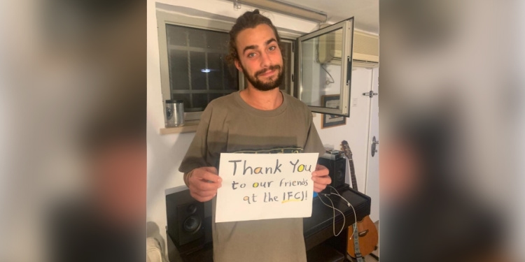 A young Israeli orphan, Roi, helped by The Fellowship