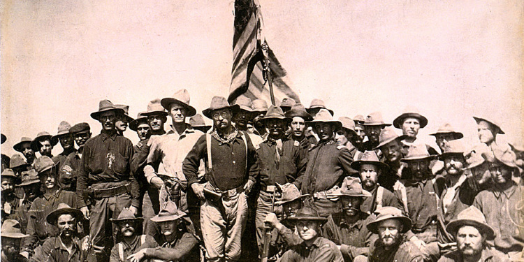 Teddy Roosevelt and his Rough Riders