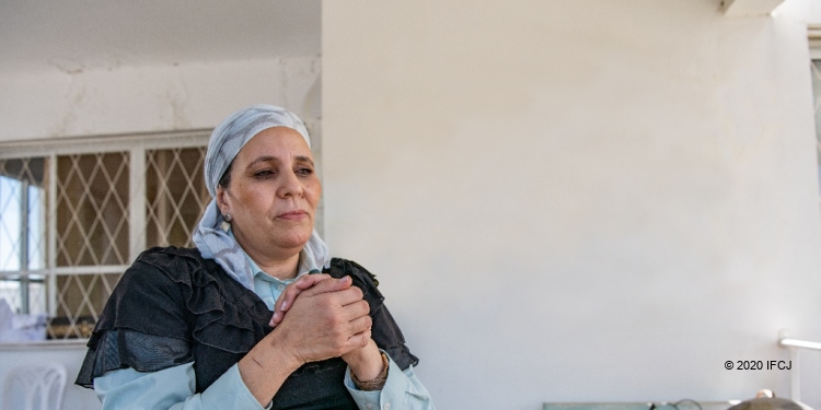 Amira, a Sderot mother off 11 who receives help from The Fellowship