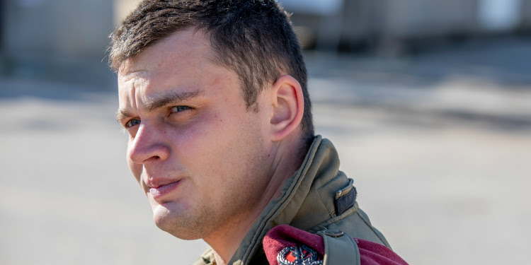 Head shot of Artum Mastochenko in uniform.