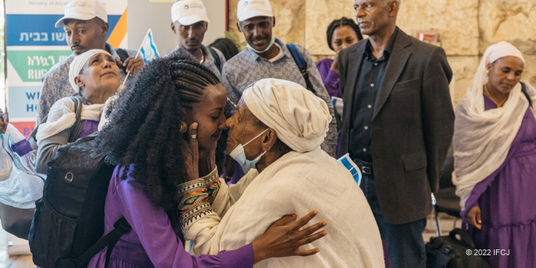 Ethiopian family reunited in Israel