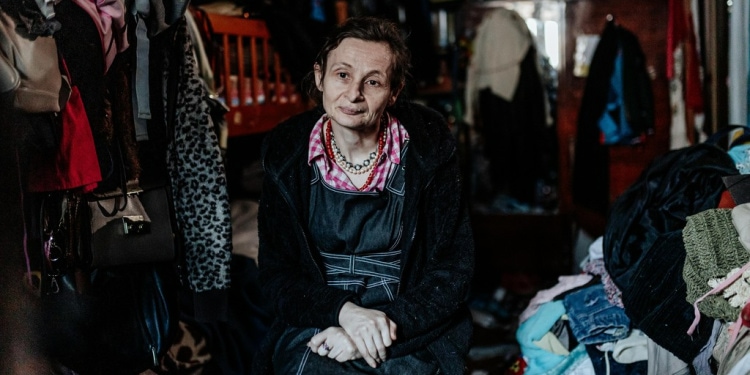 Natalia, a Jewish widow in Ukraine whose family receives help from The Fellowship
