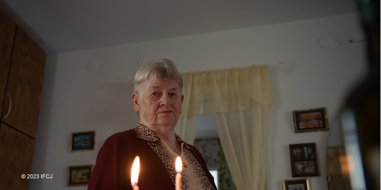 Evgenia, Holocaust survivor living in Katzrin, Israel