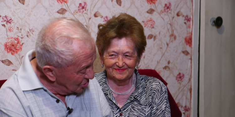 Issac and Zoya, elderly Jewish couple helped by The Fellowship