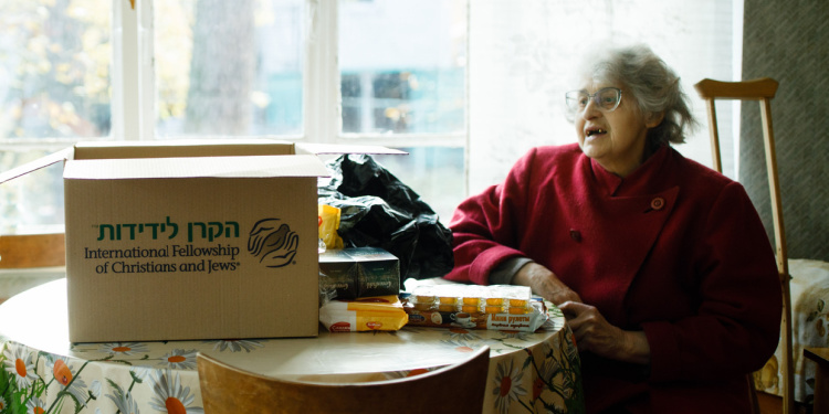 Klavdiya, an elderly Jewish woman in FSU helped by The Fellowship