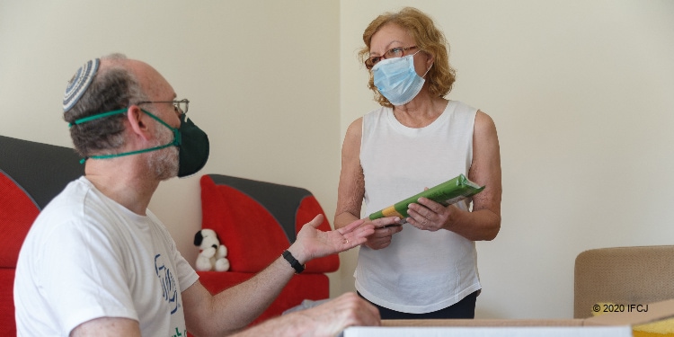 Magda, Jewish widow who is alone except for Fellowship food delivery