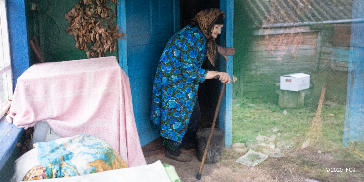 Marfa, an elderly Holocaust survivor who has spent a lifetime alone in rural Ukraine