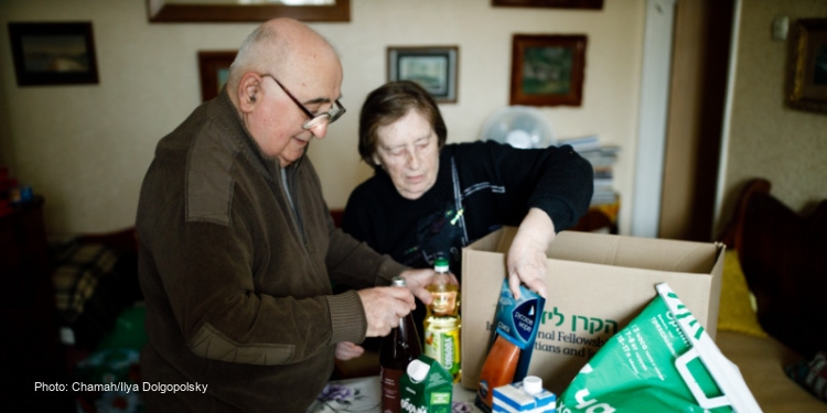 Nadezha, an elderly Holocaust survivor whose name means hope