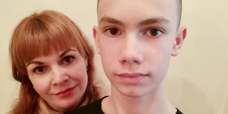Mother Tatiana and son Vlad