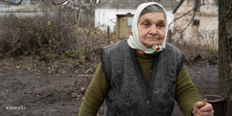 Raisa, only member of her Jewish family still alive in Ukrainian village