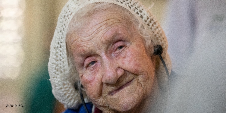Shoshana, elderly Holocaust survivor